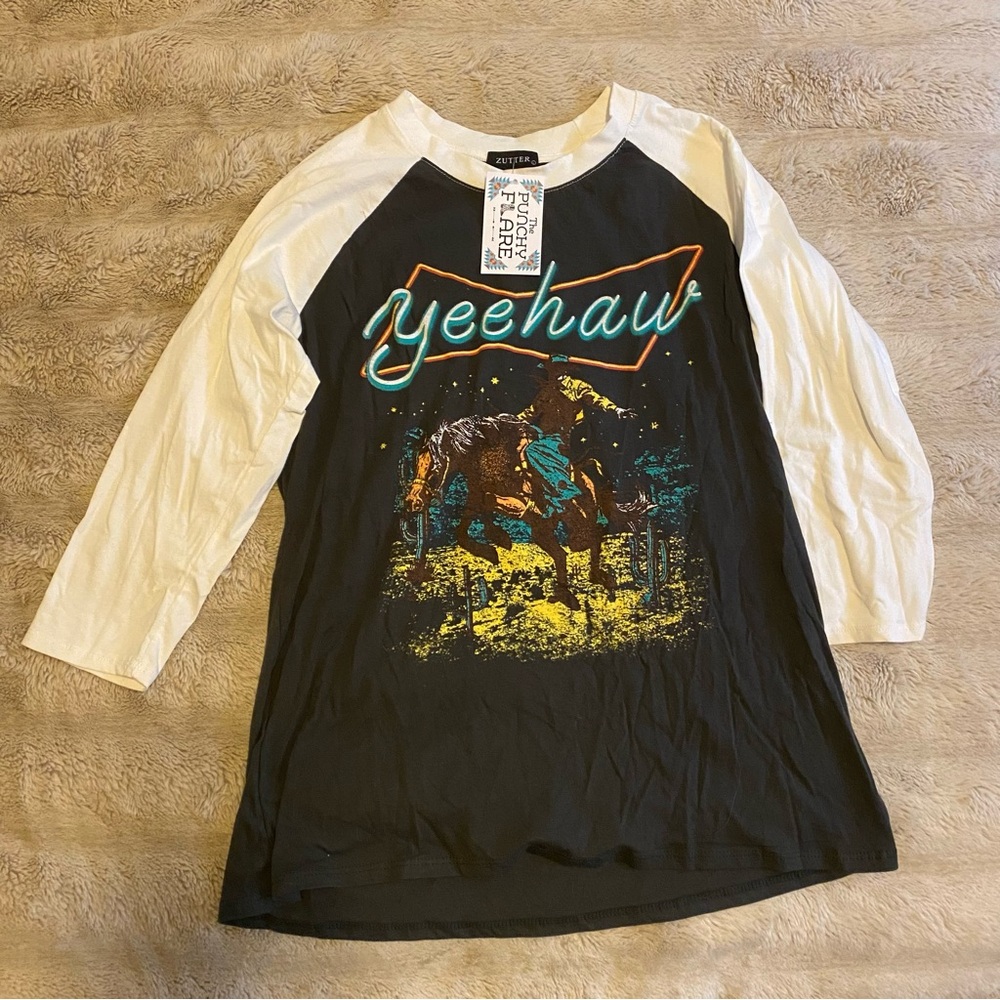 Punchy Flare Yeehaw Shirt
